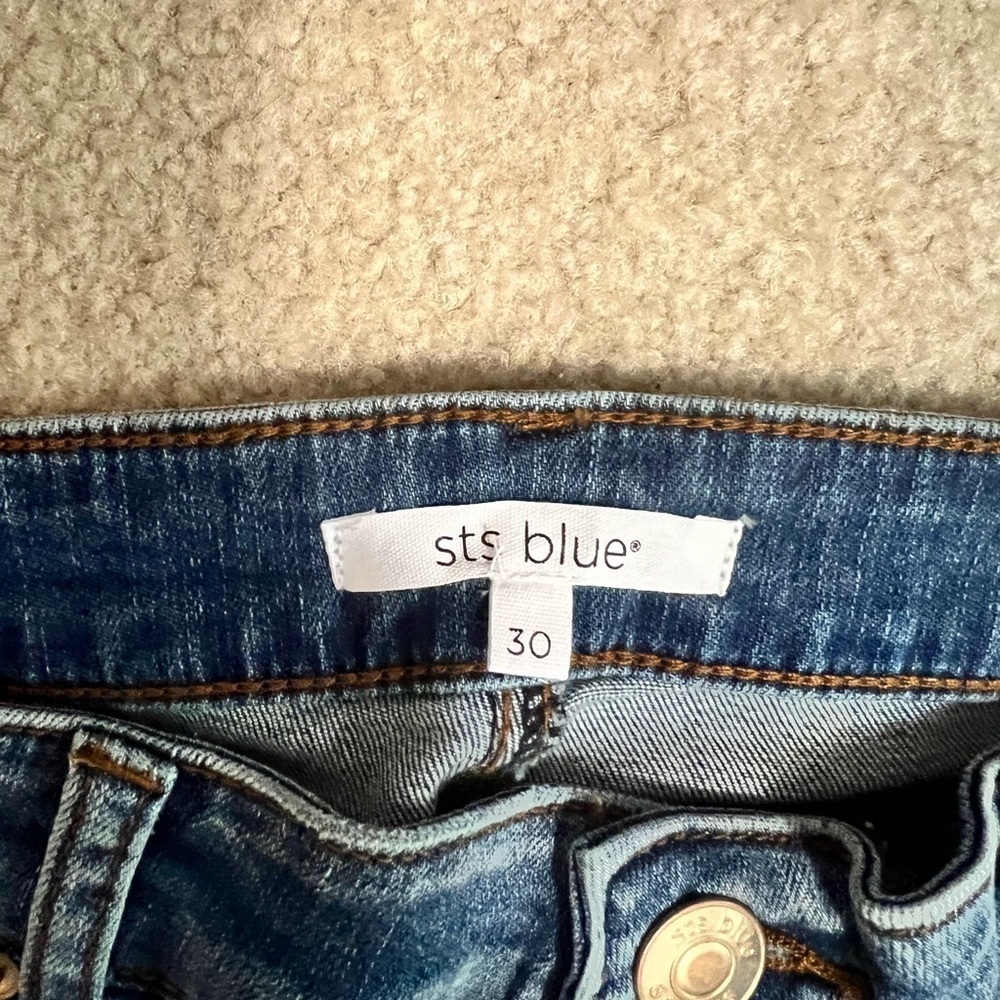 New‎ NWT STS BLUE jeans 30 Emma ankle skinny mid - Picture 4 of 14